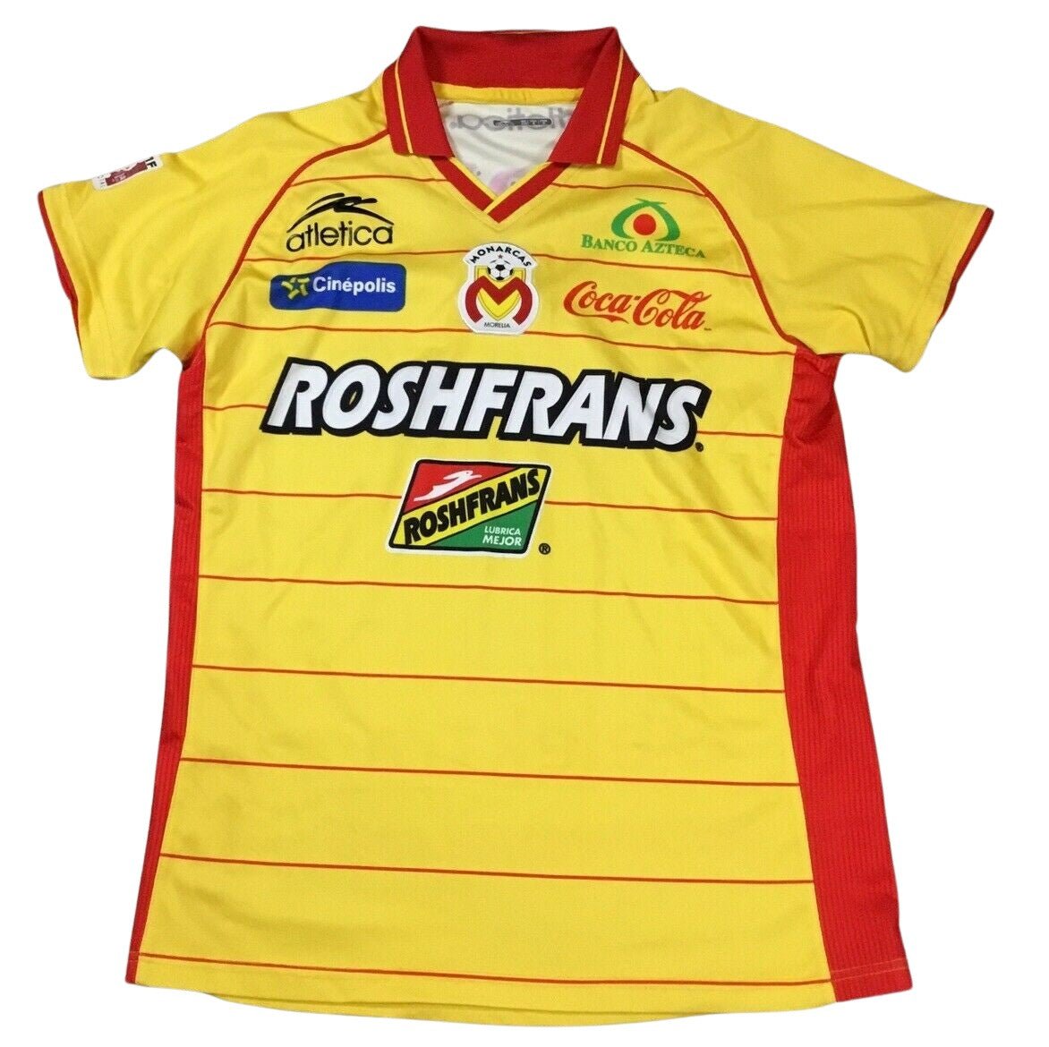 Atletica Morelia Home Jersey 11/12 Yellow/Red - Best Buy Soccer