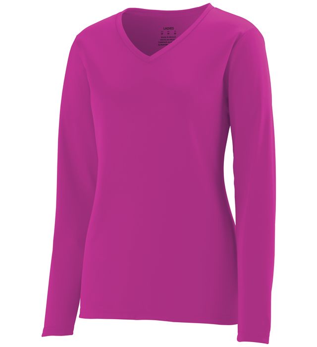 Augusta Ladies Wicking Long Sleeve Tee - Best Buy Soccer