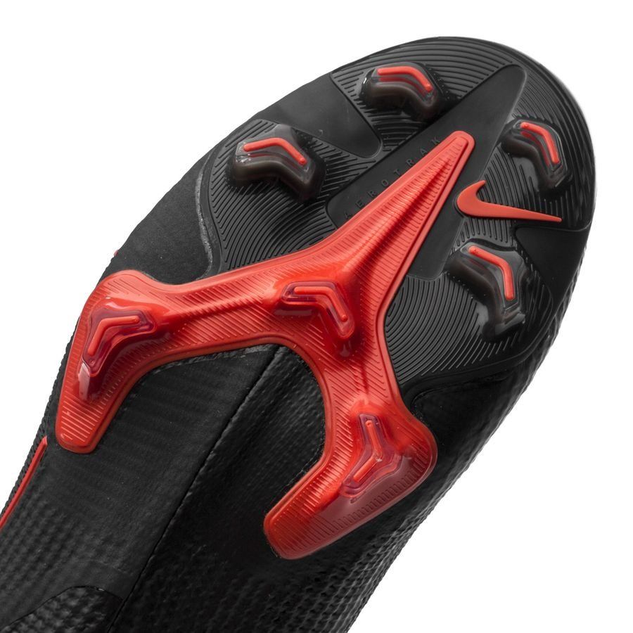 Nike Mercurial Superfly 7 Elite FG Firm Ground Men's Soccer Cleats - Black/Chile Red/Dark Smoke Grey