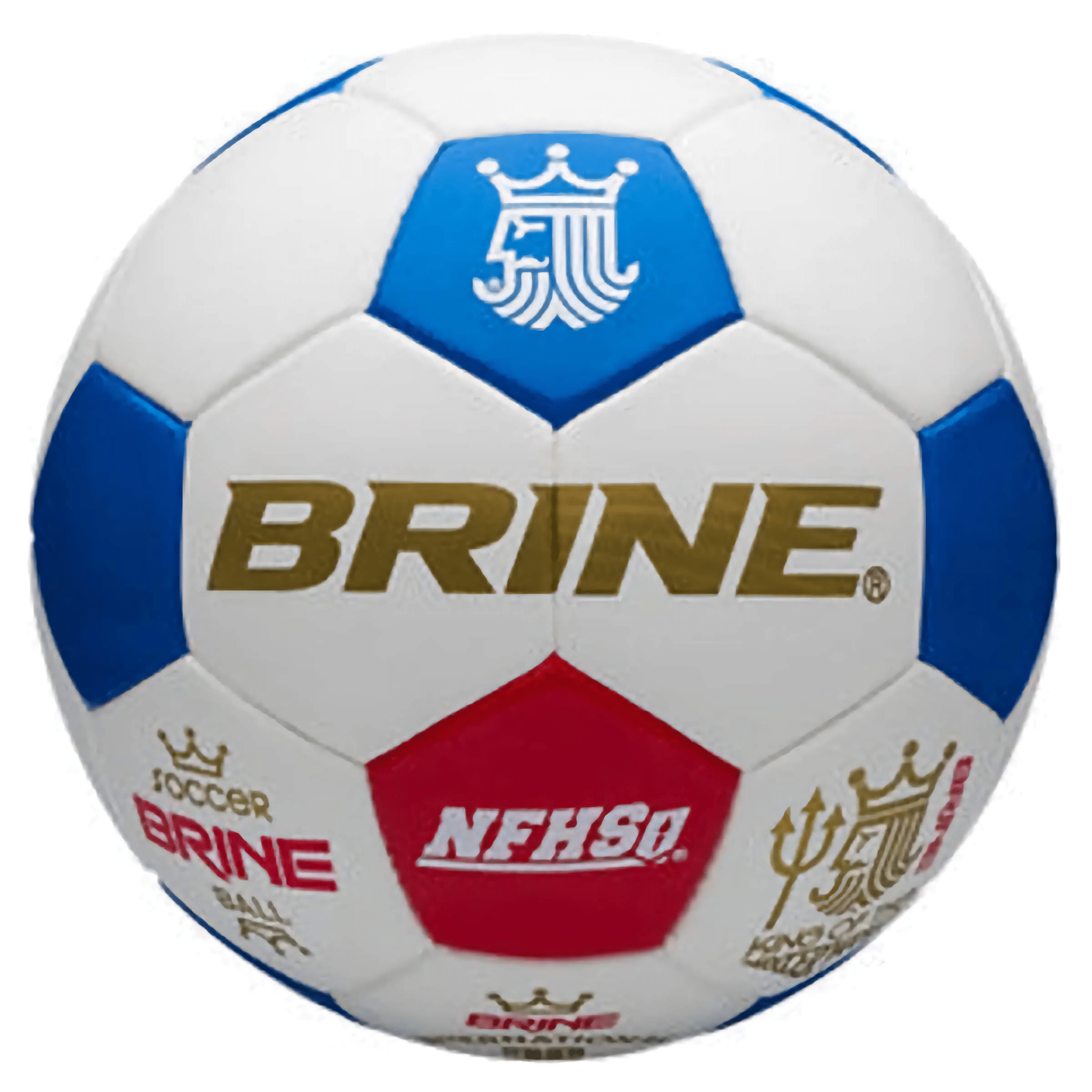 Brine International NFHS Soccer Ball Scarlet/Royal - Best Buy Soccer