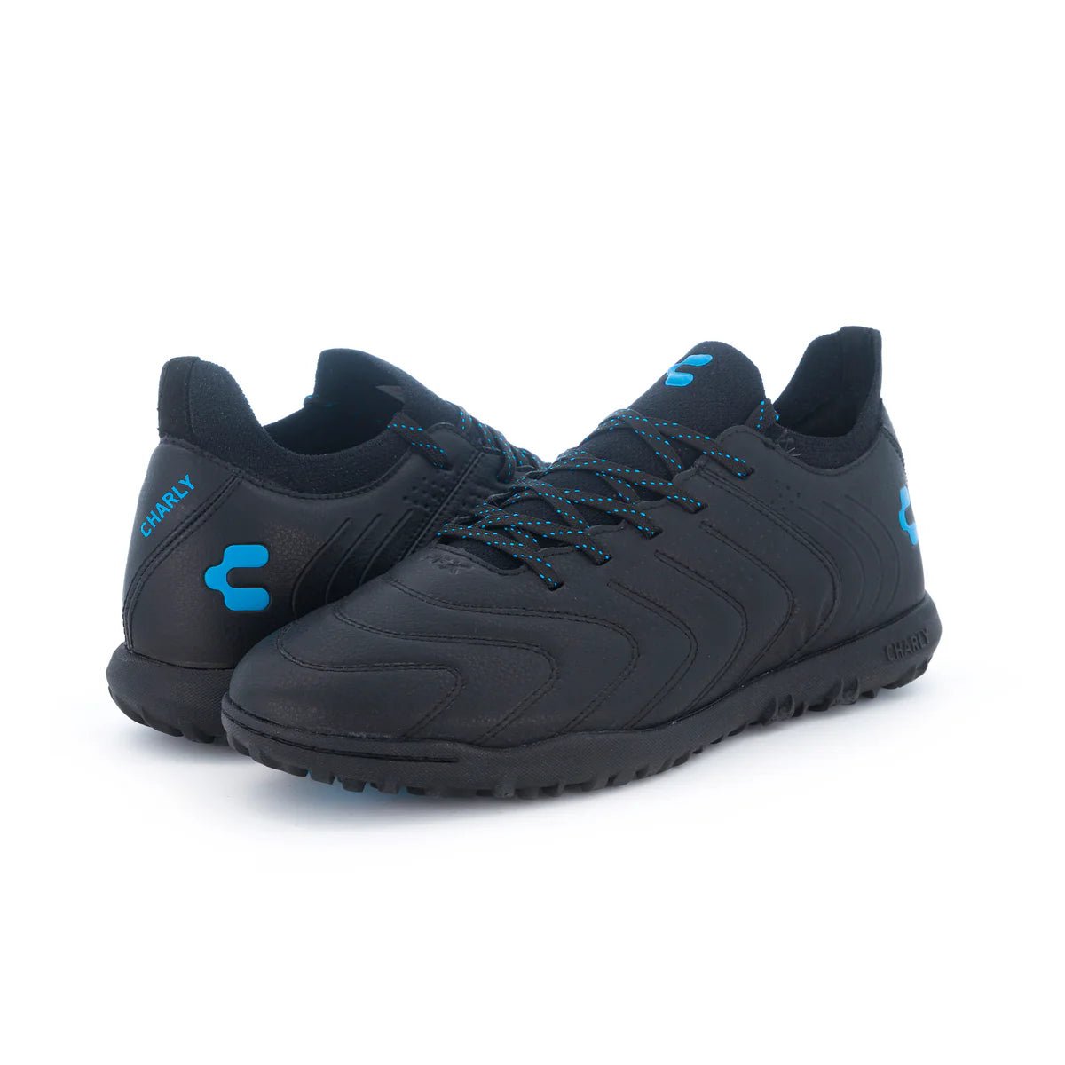 Charly Encore RL Turf Soccer Cleats - Black/Cyan - Best Buy Soccer