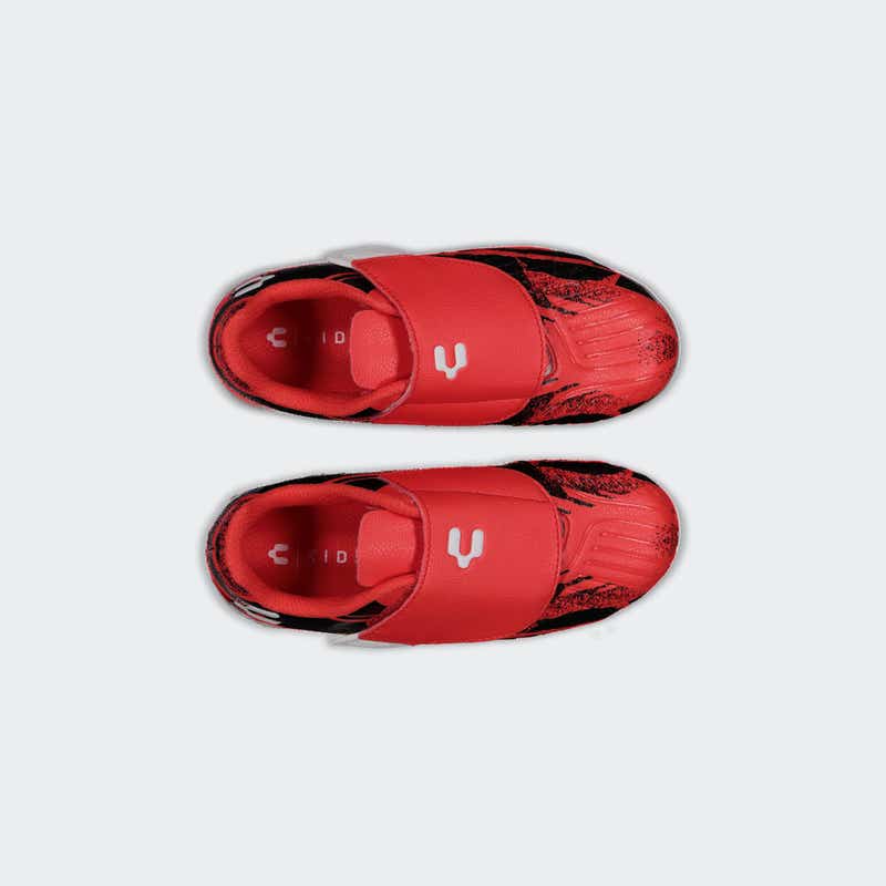 Charly Grasshopper 6.0 ST Youth Firm Ground Soccer Cleats - Red/Black - Best Buy Soccer