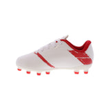 Charly Grasshopper Youth Firm Ground Soccer Cleats - White/Red - Best Buy Soccer