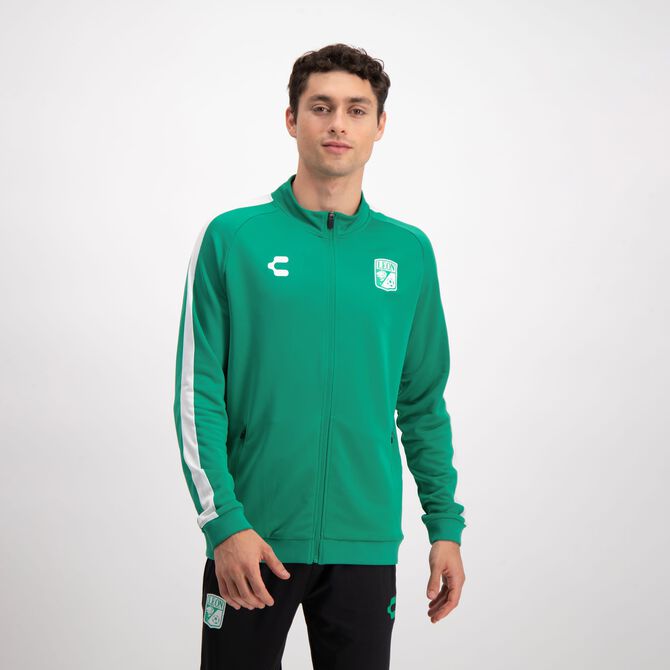 Charly Leon Player Light Jacket Green - Best Buy Soccer