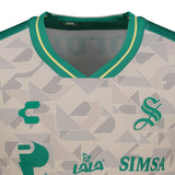 Charly Men's Santos Away Soccer Jersey 2025 - Black/Green - Best Buy Soccer