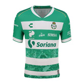 Charly Men's Santos Home Soccer Jersey 2025 - Green/White - Best Buy Soccer