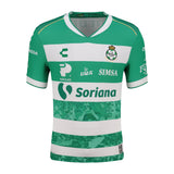 Charly Men's Santos Home Soccer Jersey 2025 - Green/White - Best Buy Soccer