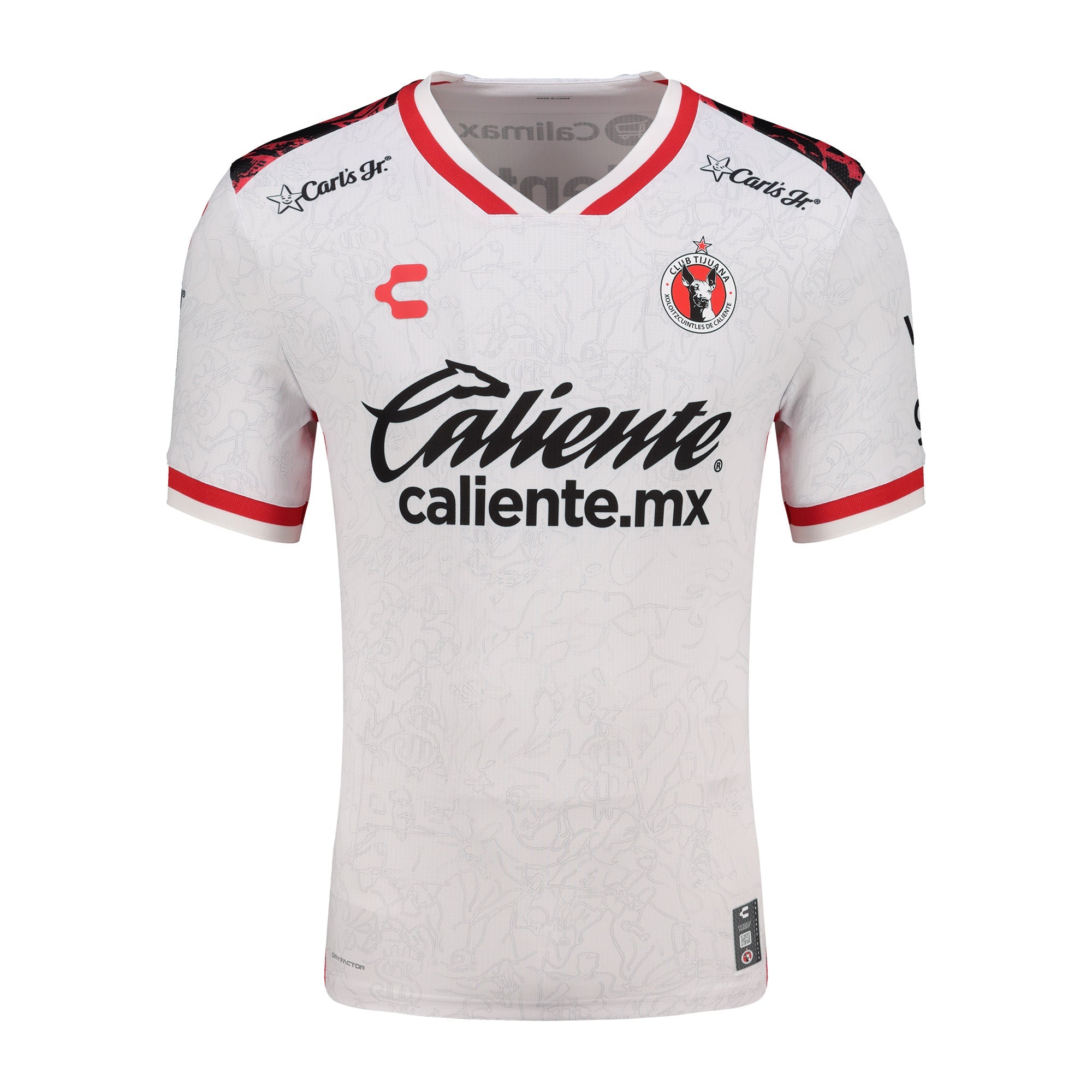 Charly Men's Xolos Away Jersey 2025 White - Best Buy Soccer