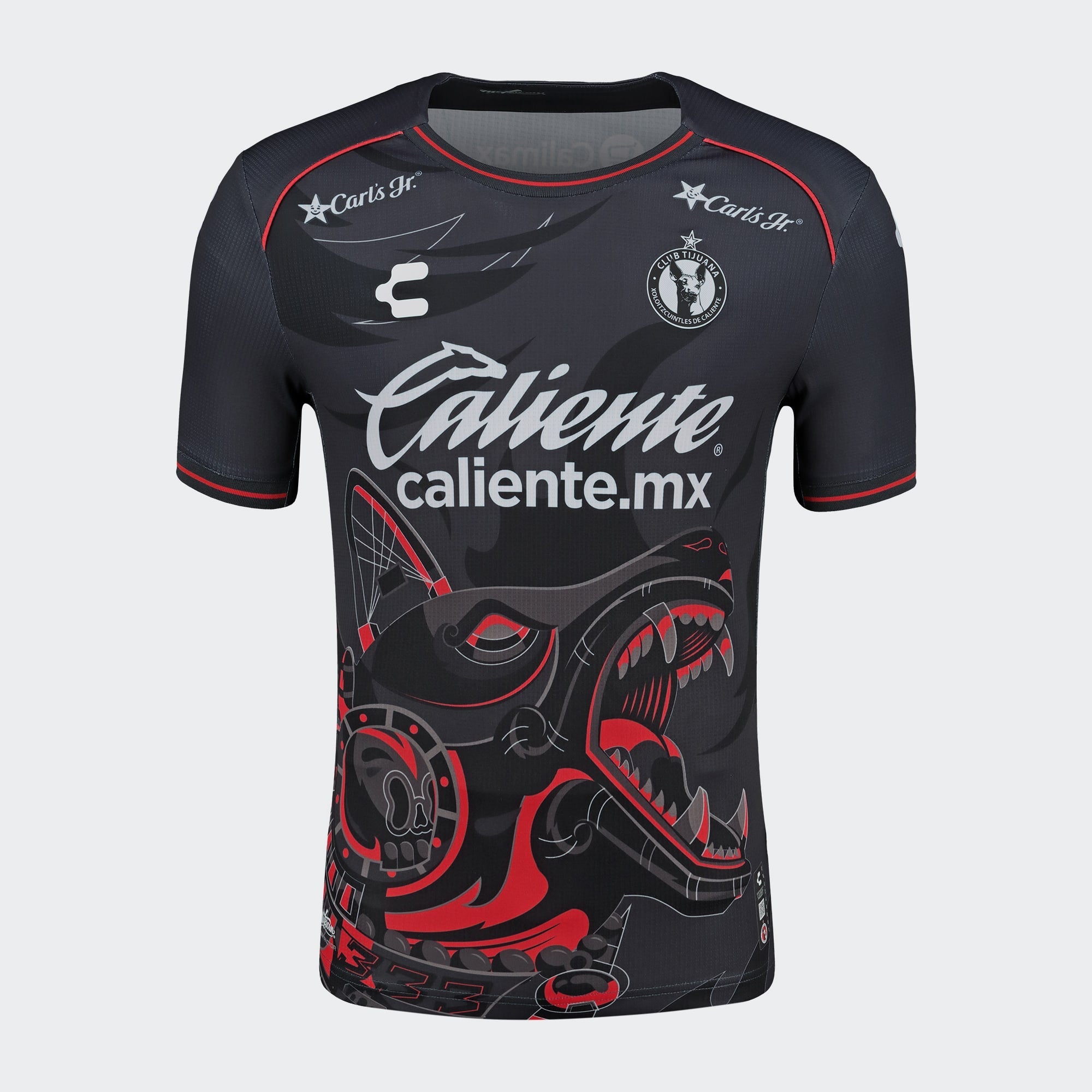 Charly Men's Xolos Third Jersey Authentic 24/25 Black/Red - Best Buy Soccer