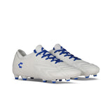 Charly Onore LT Firm Ground Soccer Cleats - White/Royal - Best Buy Soccer