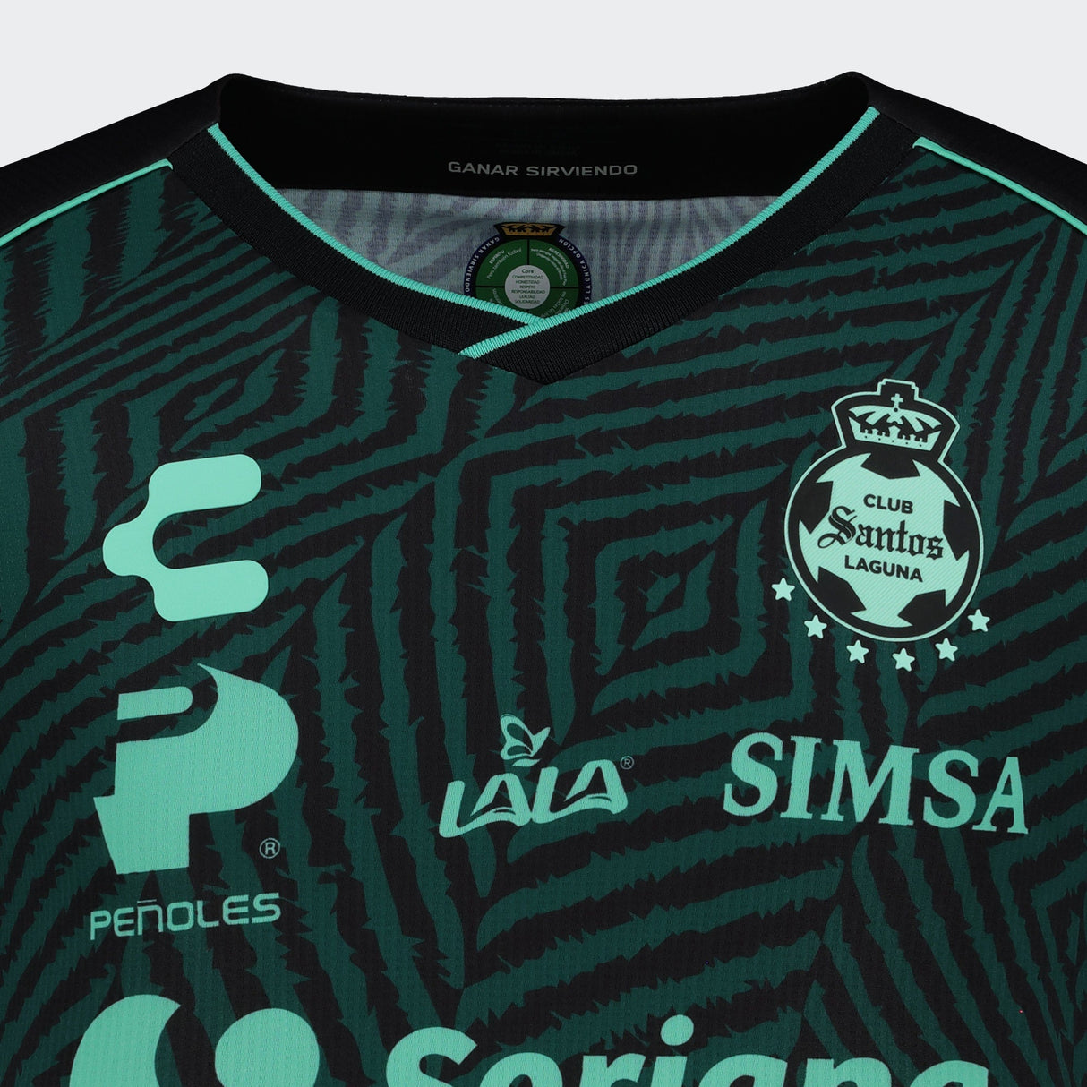 Charly Santos Away Jersey 24 A Green/W - Best Buy Soccer