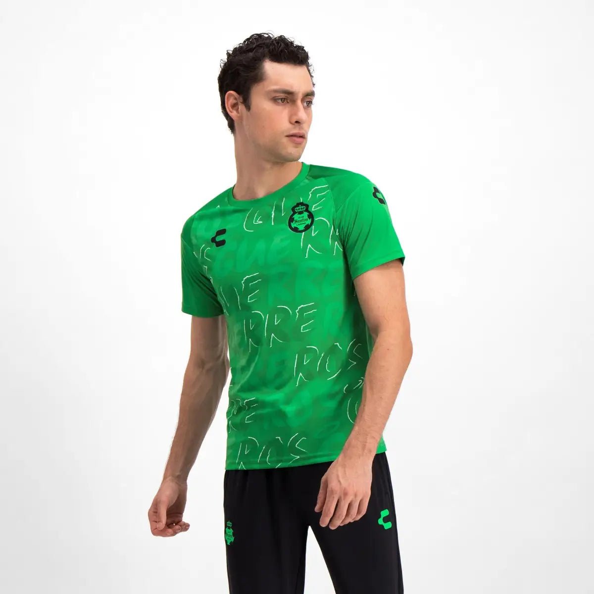Charly Santos Player Training Tee - Green - Best Buy Soccer