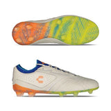 Charly Tyrian LT FG Firm Ground Soccer Cleats - White/Blue/Orange - Best Buy Soccer