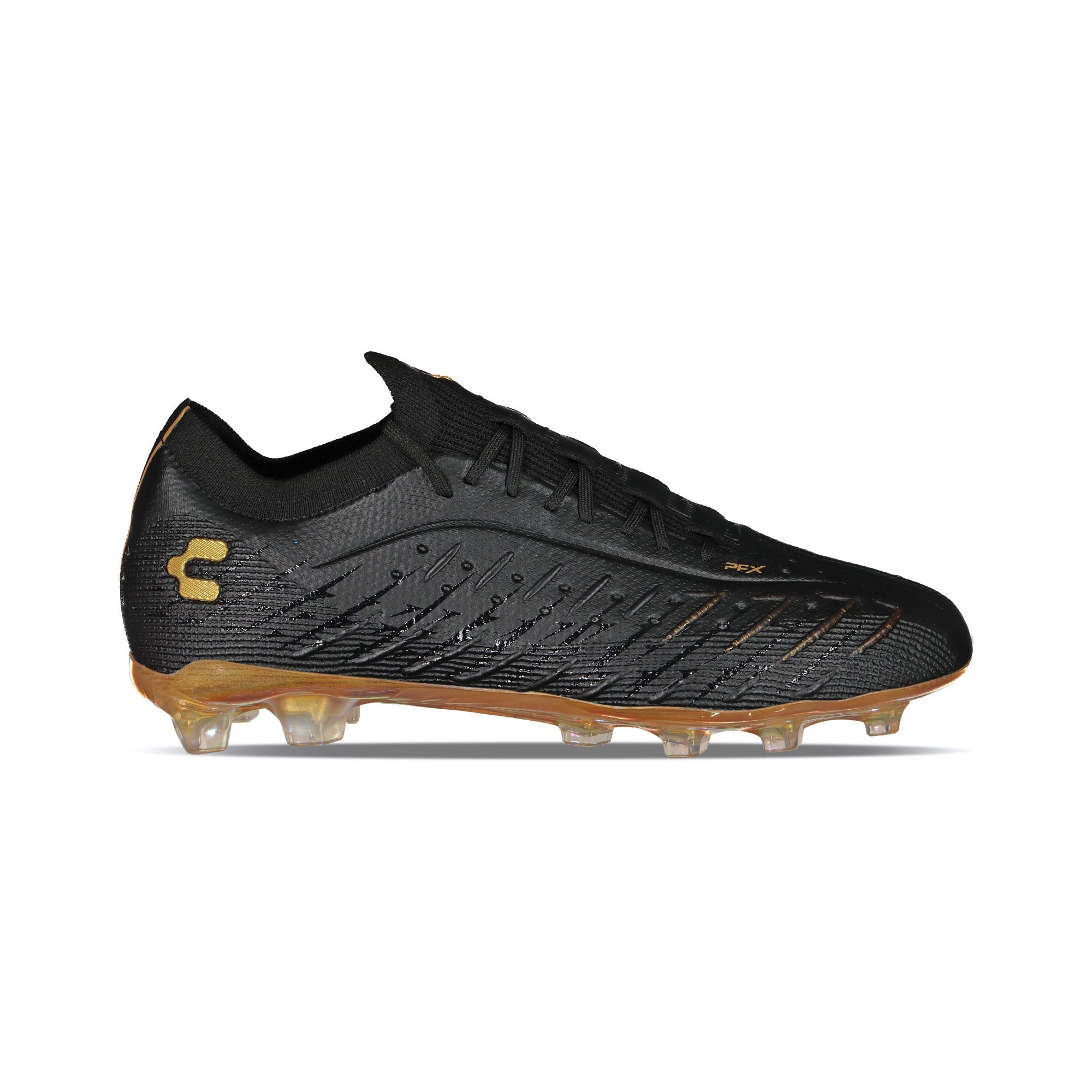 Charly Zinetik Firm Ground Black/Gold - Best Buy Soccer