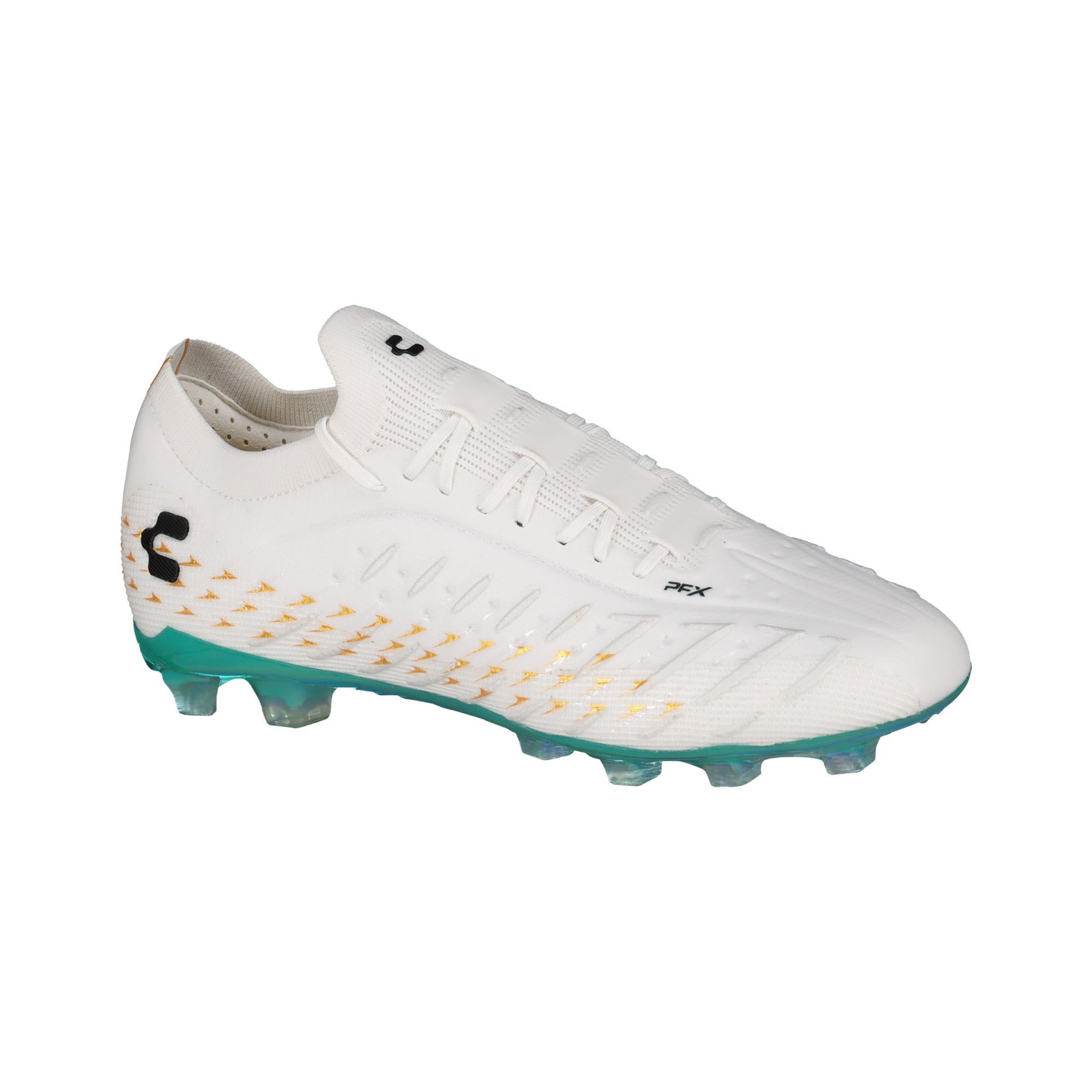Charly Zinetik Firm Ground White/Aqua - Best Buy Soccer
