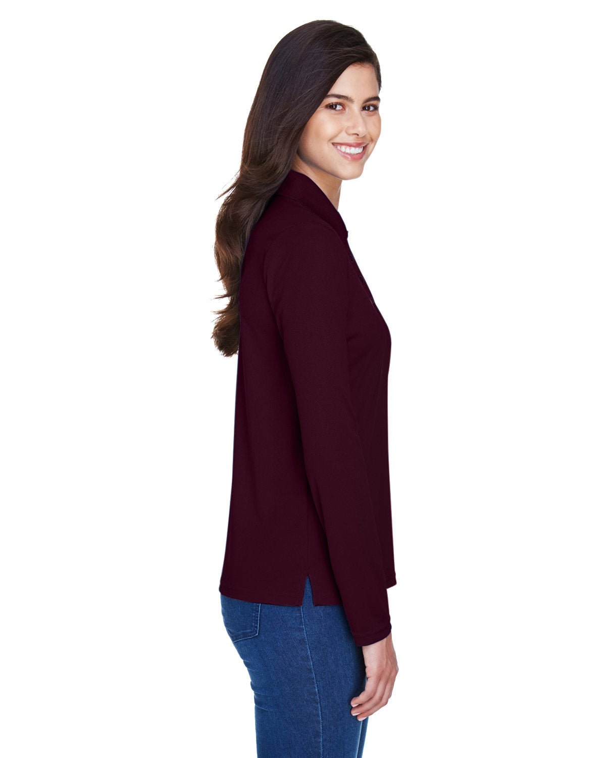 CORE365 Ladies' Pinnacle Performance Long - Sleeve Piqué Polo - Best Buy Soccer