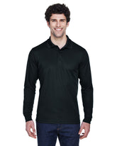 CORE365 Men's Pinnacle Performance Long - Sleeve Piqué Polo - Best Buy Soccer