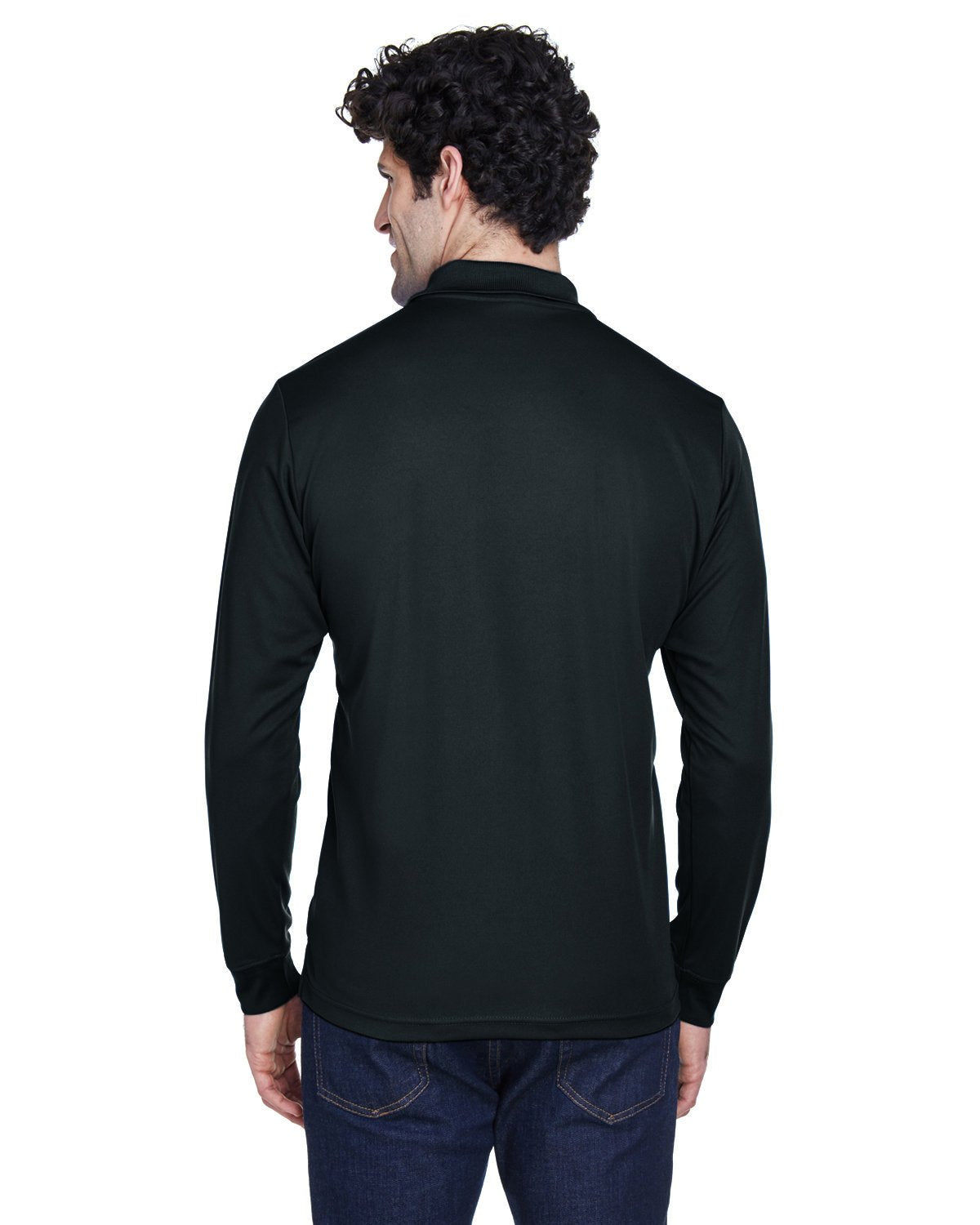 CORE365 Men's Pinnacle Performance Long - Sleeve Piqué Polo - Best Buy Soccer