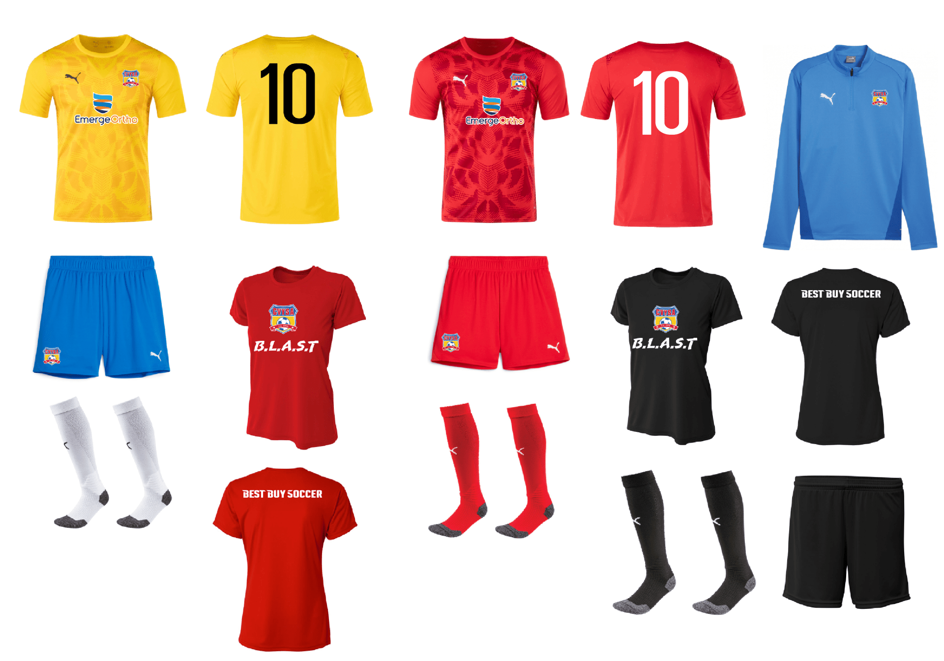 CVYSA Competitive Women's Kit 25 - 27 $244.99 - Best Buy Soccer