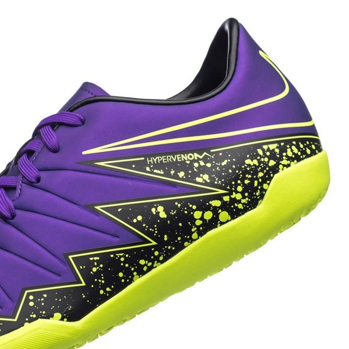 Nike HyperVenom Phelon II IC Indoor Soccer Shoes - Hyper Grape/Black/Volt