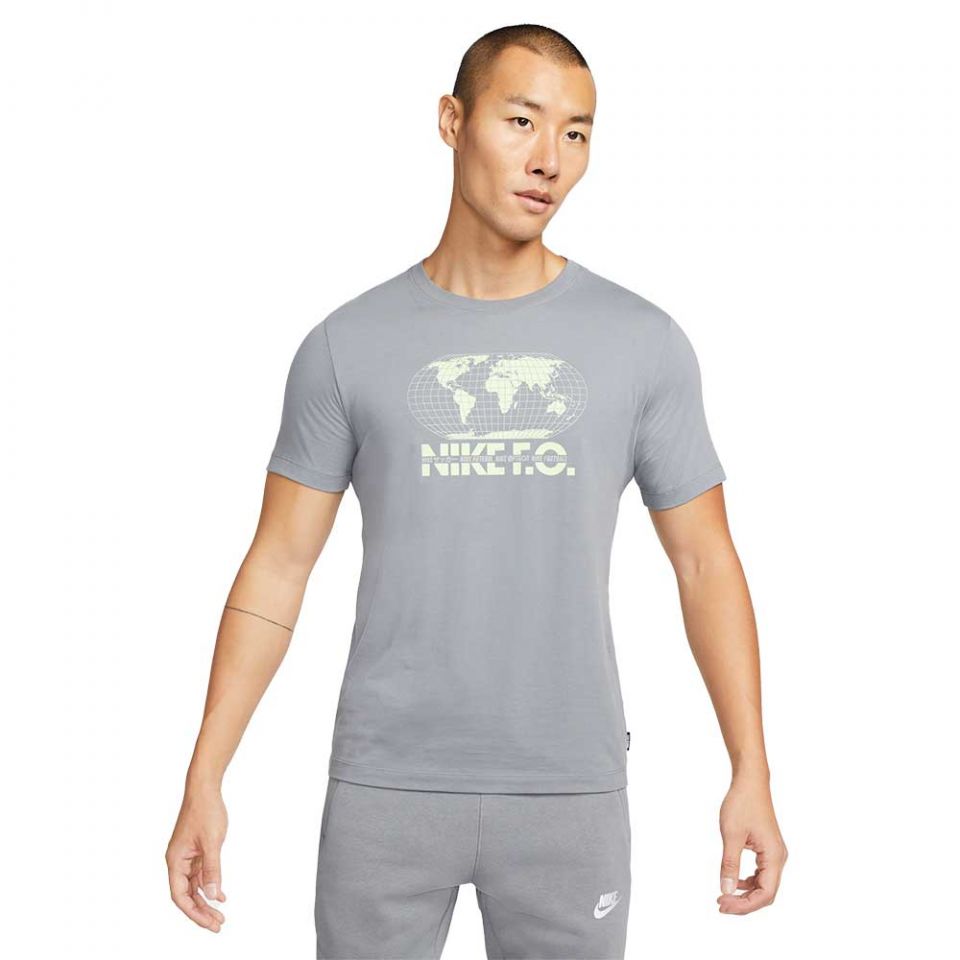 Nike FC Mens Soccer T-Shirt Grey