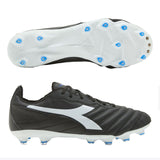 Diadora Brasil Elite 2 LT LP 12 FG Firm Ground Soccer Cleats - Black/White/Royal Blue - Best Buy Soccer
