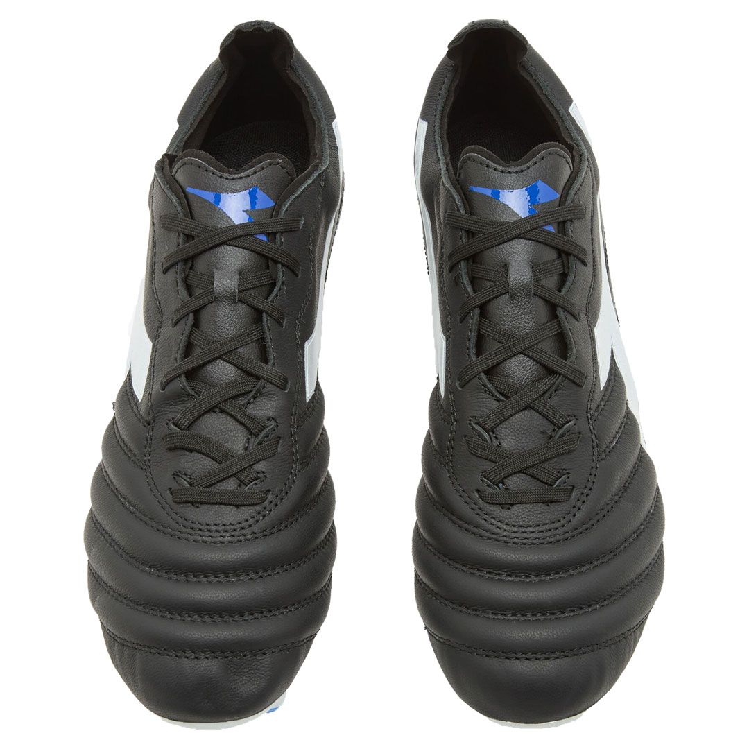 Diadora Brasil Elite 2 LT LP 12 FG Firm Ground Soccer Cleats - Black/White/Royal Blue - Best Buy Soccer