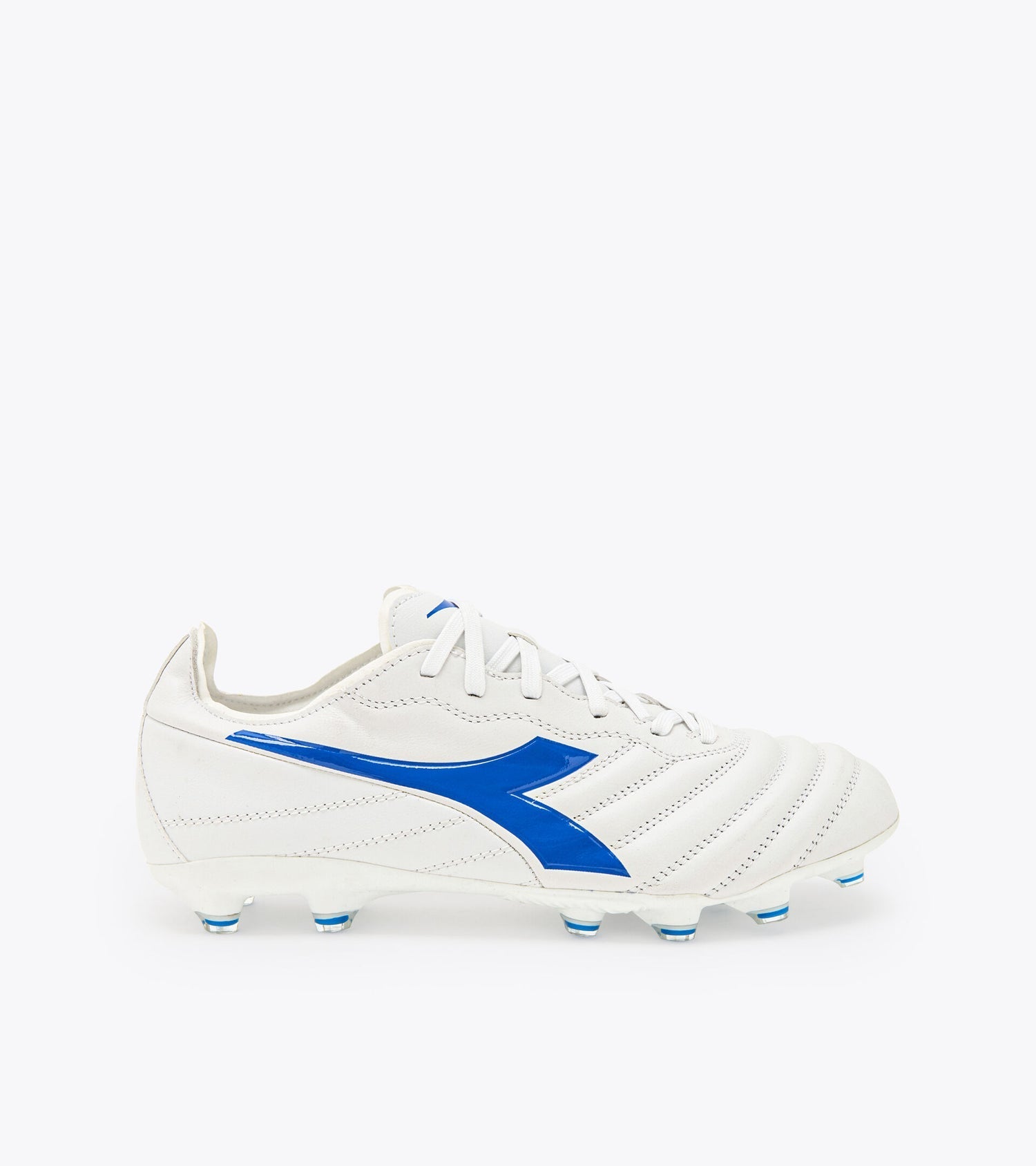 Diadora Brasil Elite 2 LT PT 12 FG Firm Ground Soccer Cleats - White/Blue - Best Buy Soccer