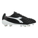 Diadora Brasil Elite 2 Teach Italia LPX FG Firm Ground Soccer Cleats - Black/White - Best Buy Soccer