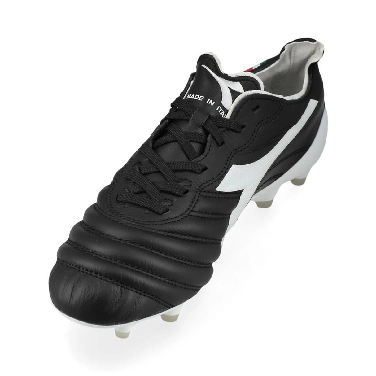 Diadora Brasil Elite 2 Teach Italia LPX FG Firm Ground Soccer Cleats - Black/White - Best Buy Soccer