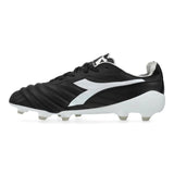 Diadora Brasil Elite 2 Teach Italia LPX FG Firm Ground Soccer Cleats - Black/White - Best Buy Soccer