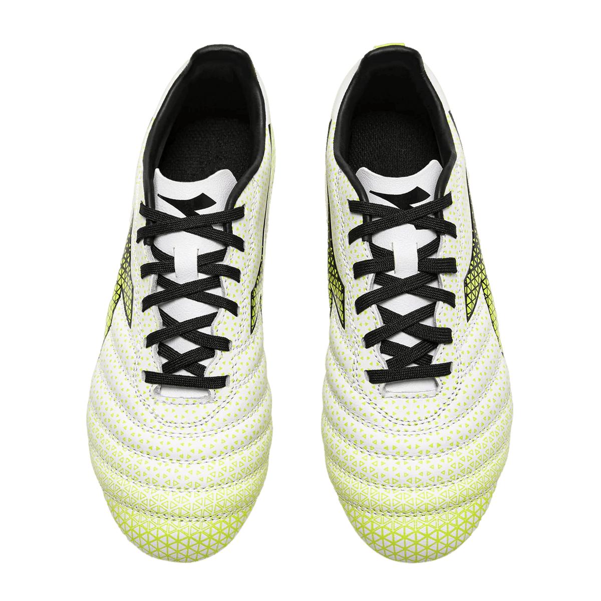 Diadora Brasil Elite GR LT LPU Youth Firm Ground Boots White/Black/Yellow - Best Buy Soccer