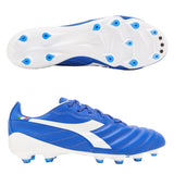 Diadora Brasil Elite2 Tech Italia LPX FG Firm Ground Soccer Cleats - Blue/White - Best Buy Soccer