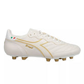 Diadora Brasil LT T MDPU Firm Ground White/Gold - Best Buy Soccer