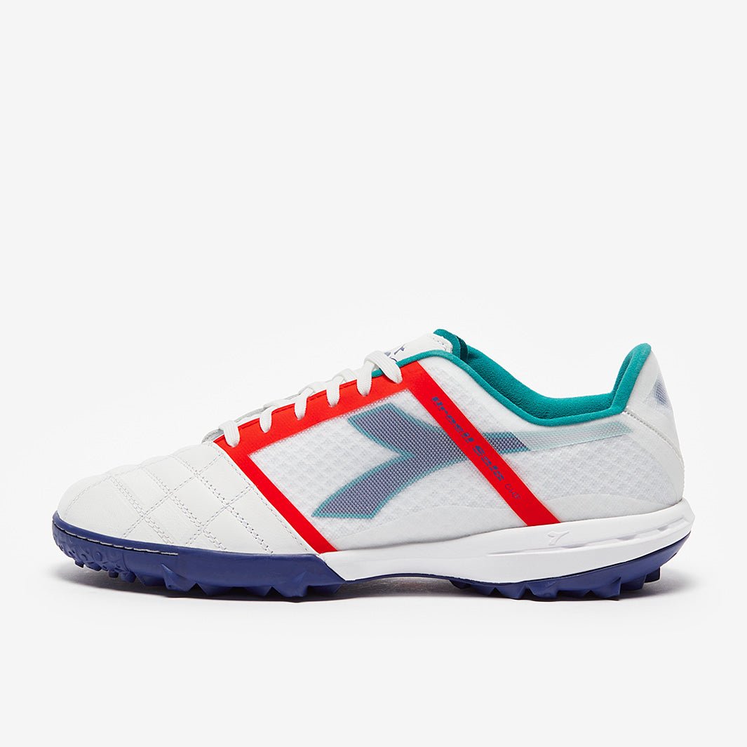 Diadora Brasil Sala Cup Turf Football Boots White/Navy - Best Buy Soccer