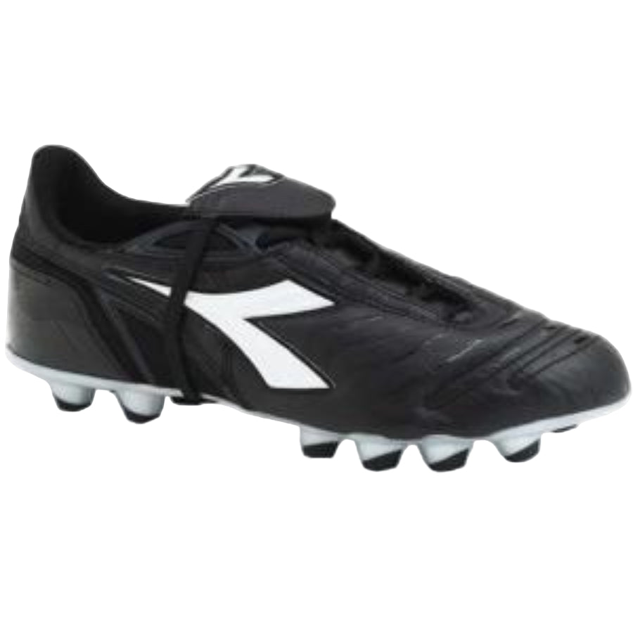 Diadora Maracana PU Women's Firm Ground Soccer Cleats - Black/White - Best Buy Soccer