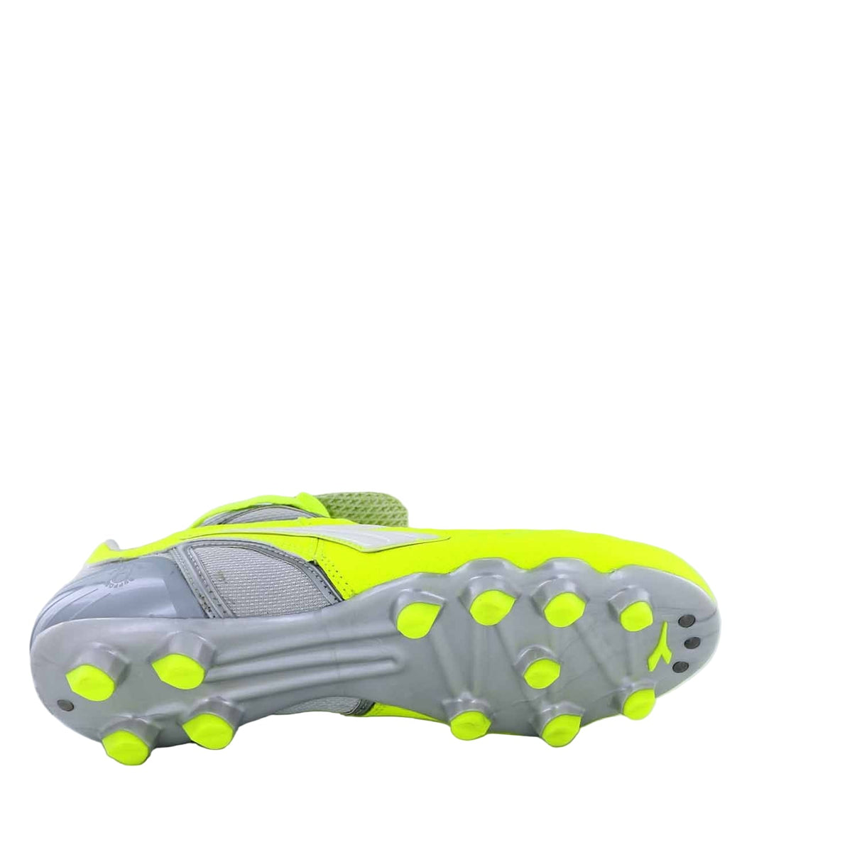 Diadora Maracana PU Women's Firm Ground Soccer Cleats - Yellow Fluo/Silver - Best Buy Soccer