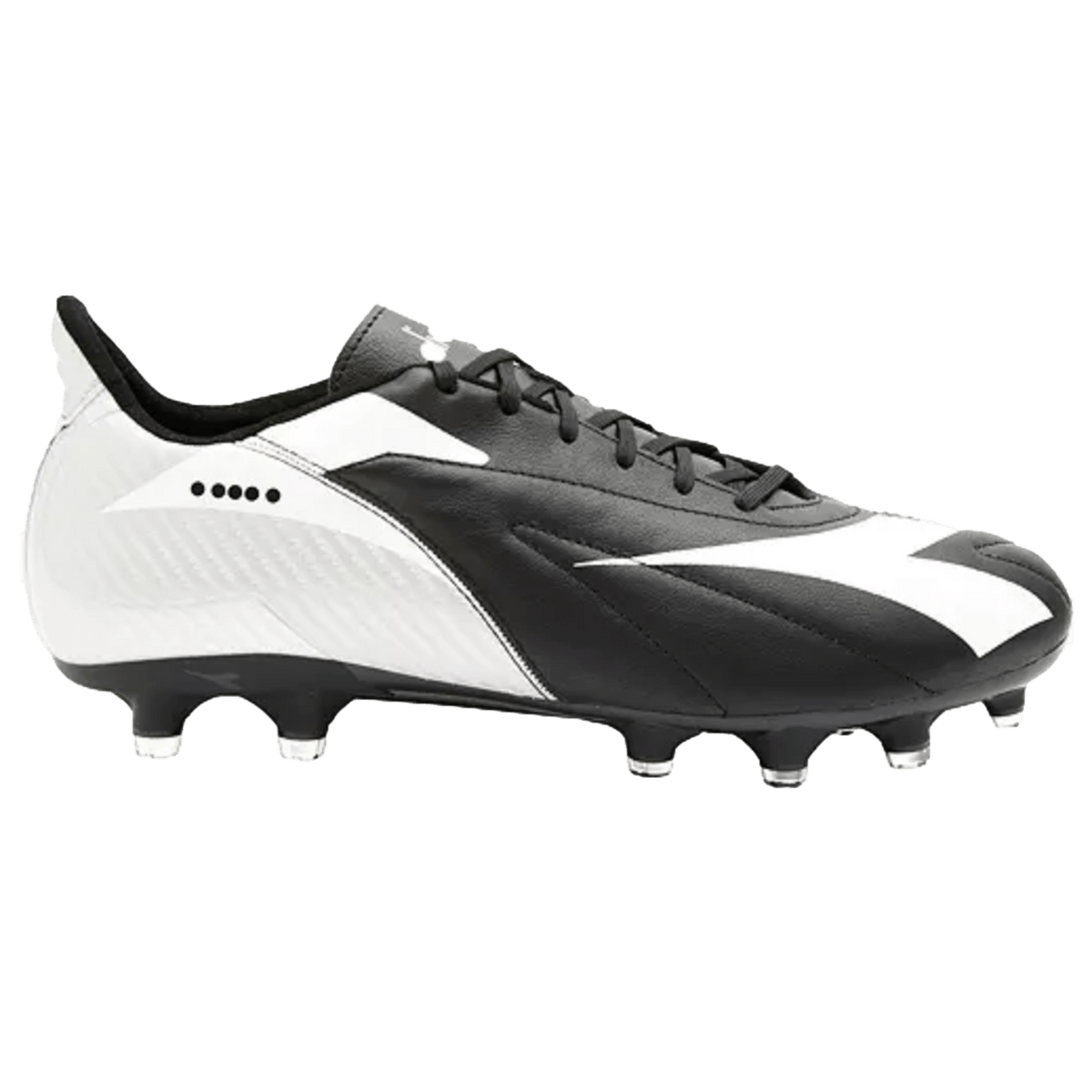 Diadora Maximus Elite LT SLP12 Firm Ground Soccer Cleats - Black/White/Silver - Best Buy Soccer