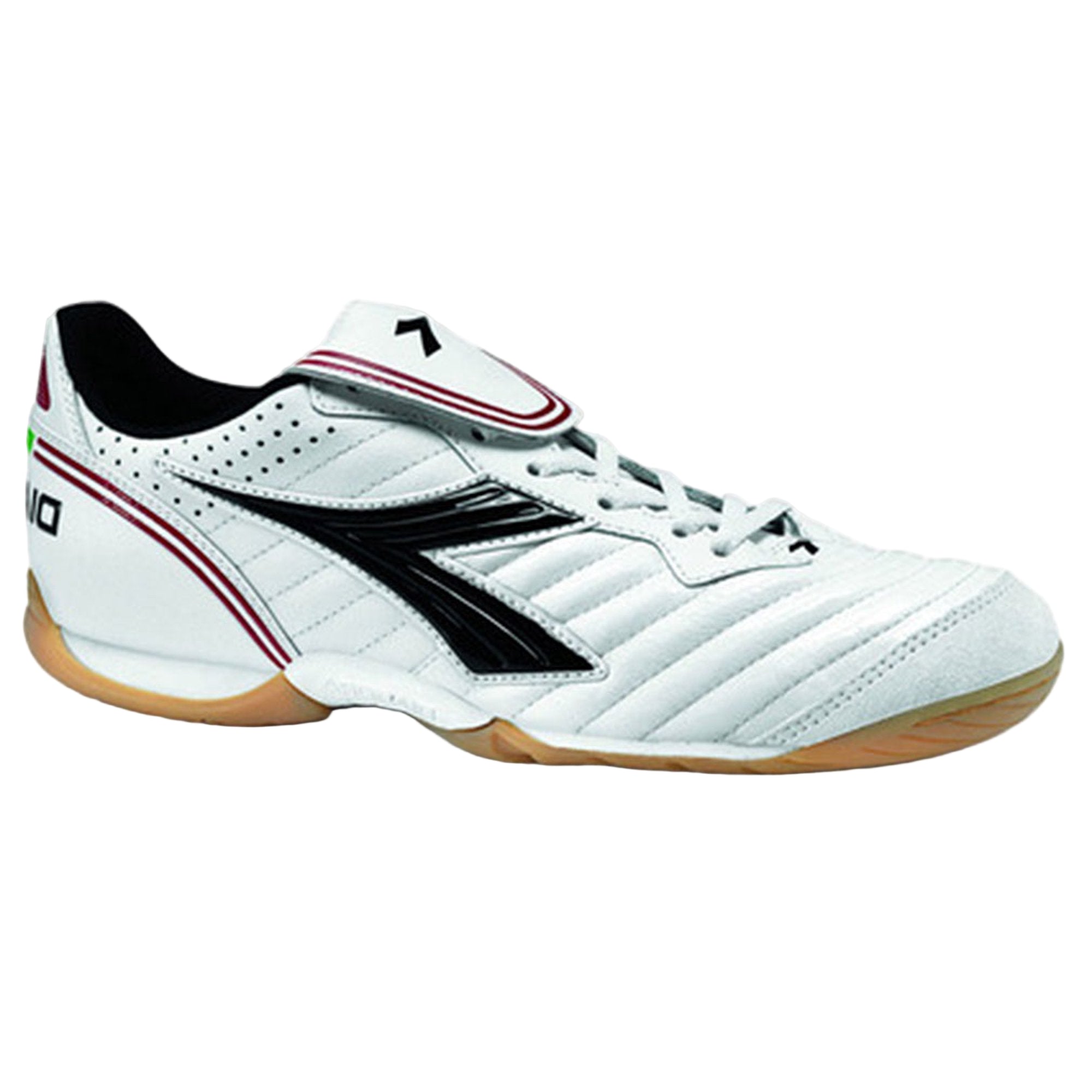 Diadora Scudetto LT ID Indoor Soccer Shoes - White/Black - Best Buy Soccer