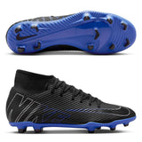 Nike Mercurial Superfly 9 Club Multi-Ground Soccer Cleats - Black/Hyper Royal/Chrome