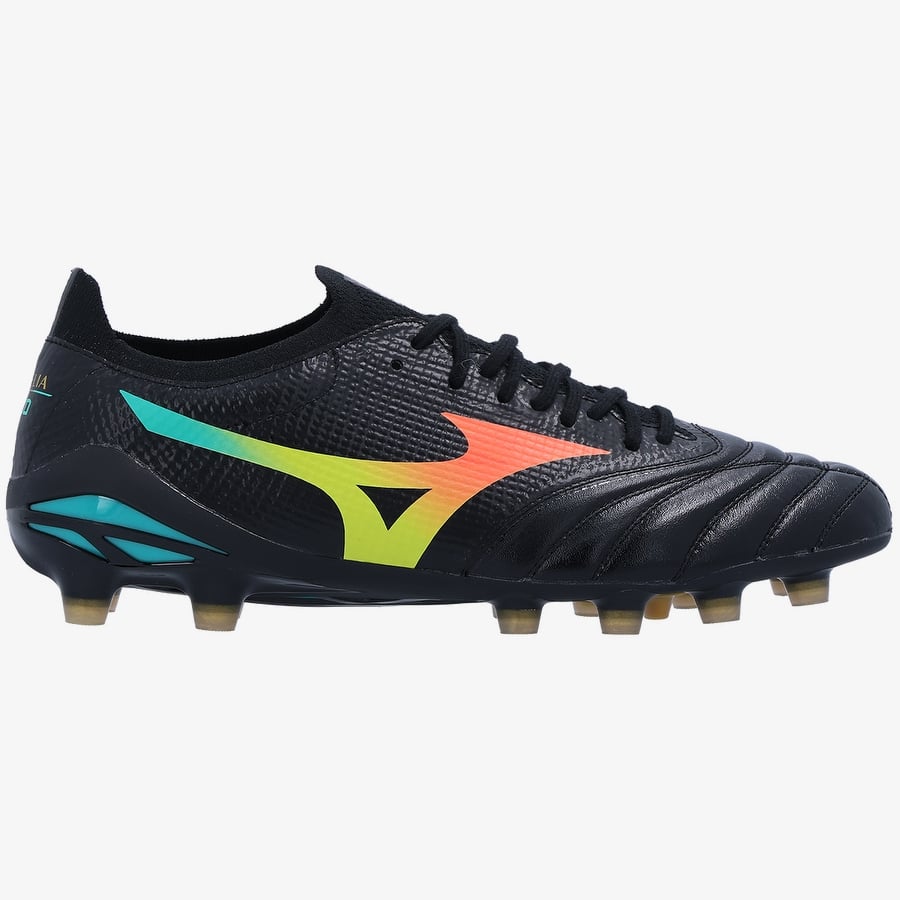 Mizuno Morelia Neo V Pro FG Men's Soccer Cleats - Black/Orange