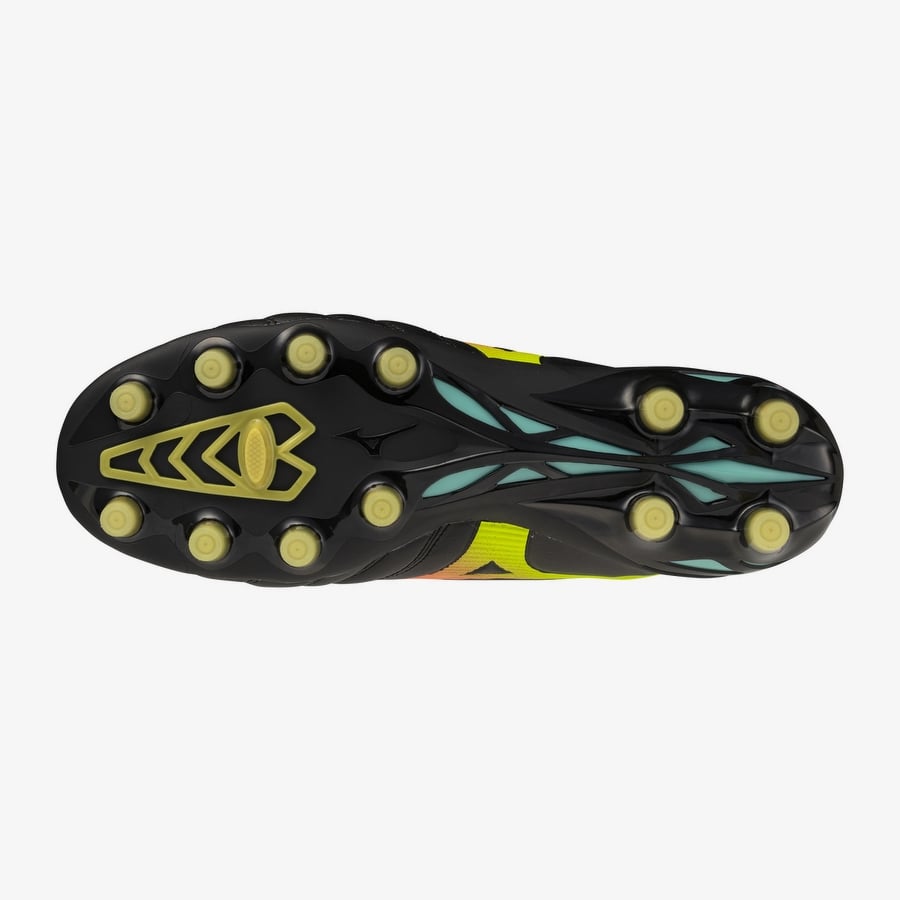 Zapatillas de fútbol para hombre Mizuno Morelia Neo V Pro AS - Negro/Naranja