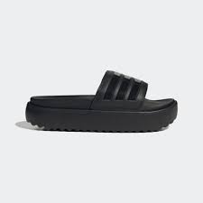 adidas Adilette Platform Core Women's Slides - Black