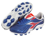 Diadora Furia MD JR FG Firm Ground Soccer Cleats - Blue/Red