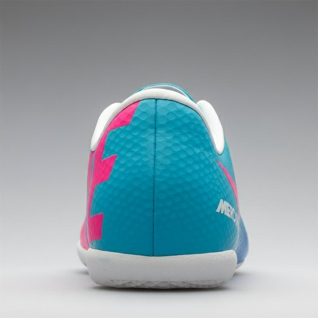 Nike Jr Mercurial Victory IV IC Youth Indoor Soccer Shoes - Blue/Pink/Volt