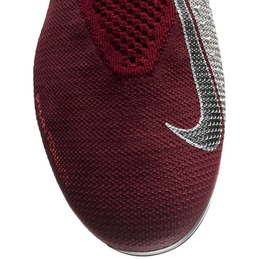 Nike Phantom Vision Elite DF FG Firm Ground Men's Soccer Cleats - Rising Fire/Red/Dark Grey/Bright Crimson