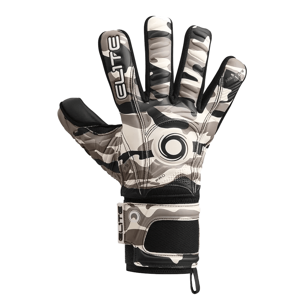 Elite Sport Combat N Goalkeeper Soccer Gloves - Black/White/Grey - Best Buy Soccer