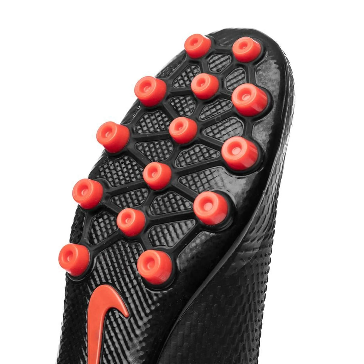 Nike Phantom GT Academy AG Artificial Grass Soccer Cleats - Black/Chile Red/Dark Smoke Grey