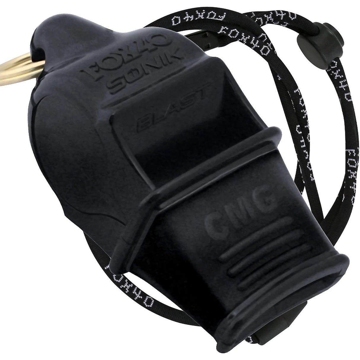 Fox 40 Sonik Blast CMG Official Whistle Black L - Best Buy Soccer