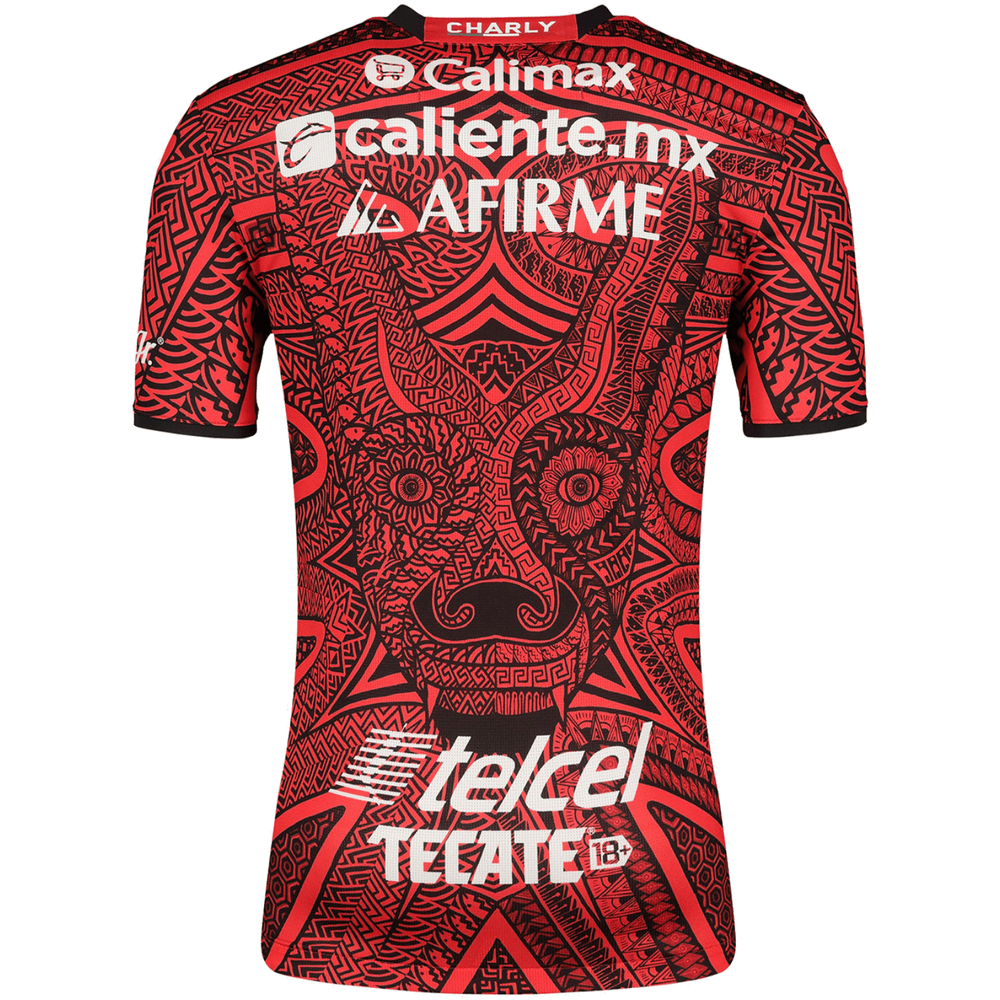 Charly Xolos Third Jersey 22 - Red/Black